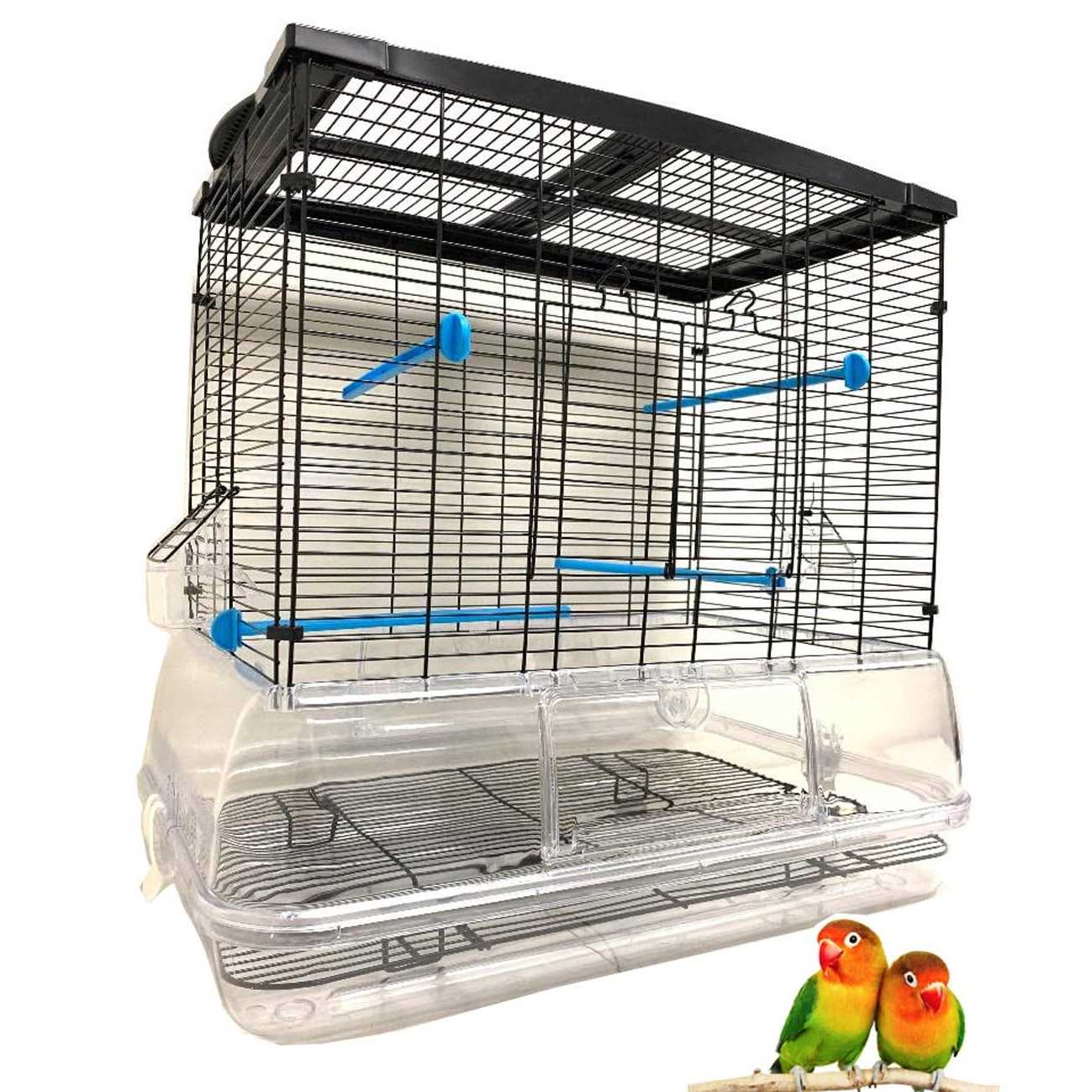 Mcage Large Flight Bird Cage For Cockatiel Canary Finch Budgies Aviary