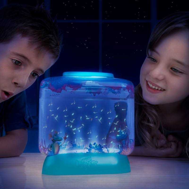 Little Live Aqua Dragons Deep Sea Habitat LED Light Up Tank Hatch and ...