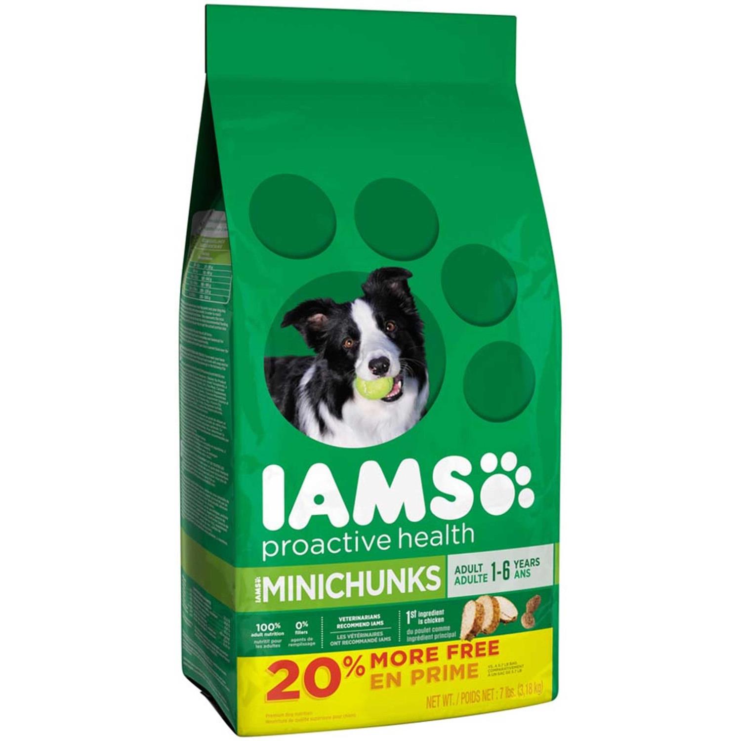 Iams Adult ProActive Health Minichunks Chicken Dry Dog Food - Pet ...