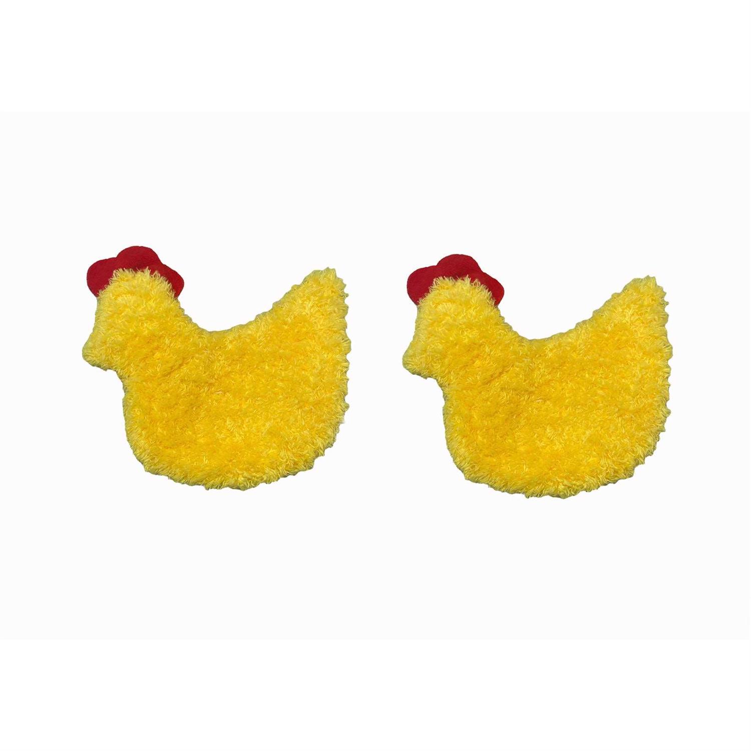 Piggy Poo And Crew Chicken And Egg Paper Crinkle Squeaker Toys Pet