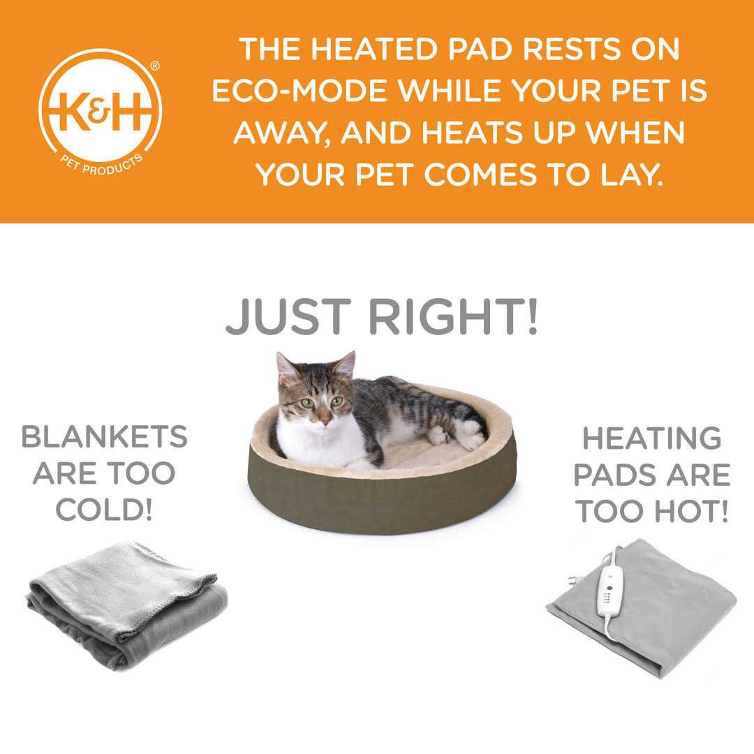 K&H Thermo-Kitty Cuddle Up Bed - Pet Supplies online sale